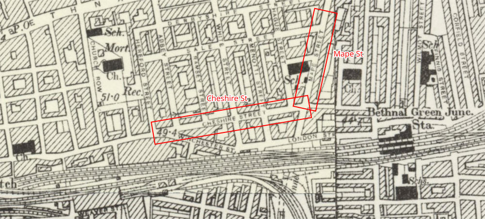 Cheshire St Cheshire St Mape St Mape St