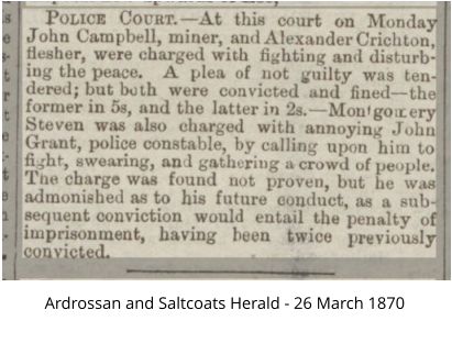 Ardrossan and Saltcoats Herald - 26 March 1870