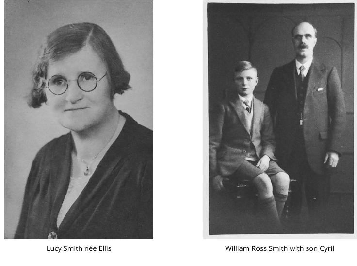 William Ross Smith with son Cyril Lucy Smith née Ellis