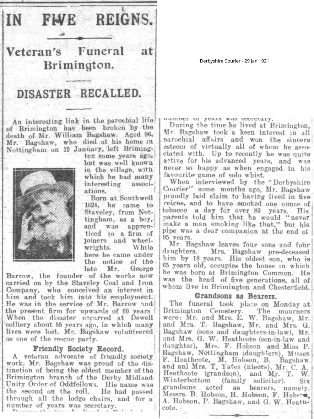 Derbyshire Courier - 29 Jan 1921