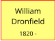 William Dronfield  1820 -