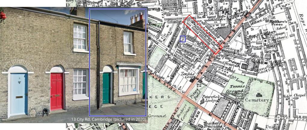 13 City Rd, Cambridge (pictured in 2020)