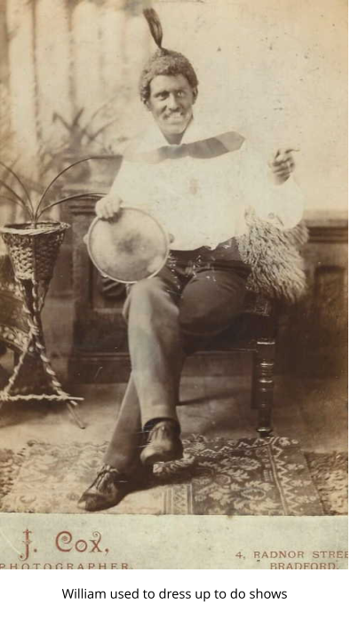 William used to dress up to do shows