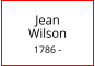 Jean          Wilson  1786 -