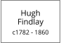 Hugh       Findlay  c1782 - 1860