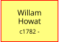 Willam       Howat  c1782 -