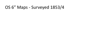 OS 6” Maps - Surveyed 1853/4