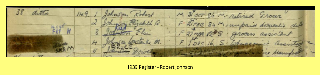 1939 Register - Robert Johnson