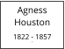 Agness        Houston  1822 - 1857 0