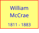 William McCrae 1811 - 1883