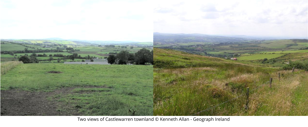 Two views of Castlewarren townland © Kenneth Allan - Geograph Ireland