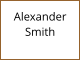 Alexander       Smith