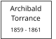 Archibald         Torrance  1859 - 1861