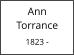 Ann         Torrance  1823 -