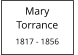 Mary            Torrance  1817 - 1856