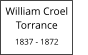 William Croel         Torrance  1837 - 1872