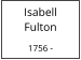 Isabell      Fulton  1756 -