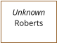 Unknown Roberts